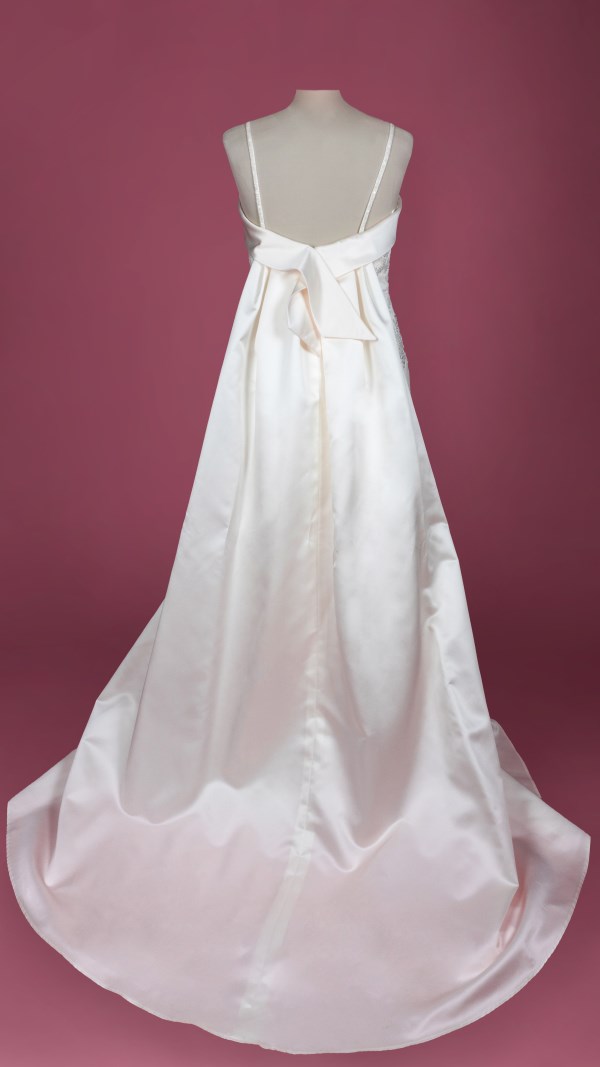 LOTL176 Abito da sposa in Raso e pizzo 